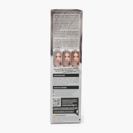 Mască (cremă) colorantă semipermanentă pentru păr S12 argintiu GoCrazy 100ml