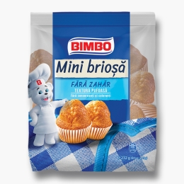 Mini brioșă, fără zahăr 8x29g (232g)
