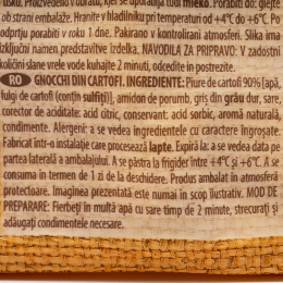 Paste proaspete Gnocchi din cartofi 500g