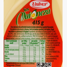 Sos maioneză cu 53% ulei 415g