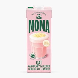 Băutură vegetală din ovăz cu zmeură și ciocolată albă 1l