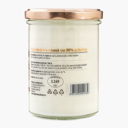 Smântână de la ferma noastră 30% grăsime, 400g