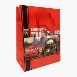 Pungă cadou Cars, medie, 18x22x10cm