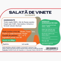 Salată de vinete cu ceapă 200g