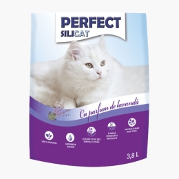 Așternut igienic pentru pisici Silicat gel lavandă 3.8l