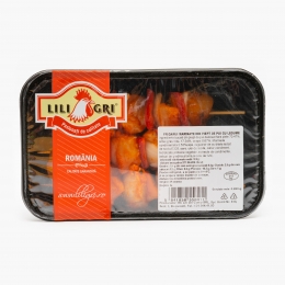 Frigărui marinate din piept de pui cu legume 500g