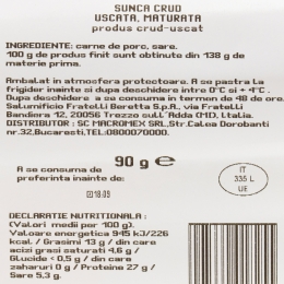 Prosciutto crudo 90g