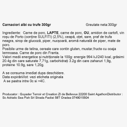 Cârnăciori albi cu trufe 300g
