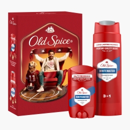 Set cadou Pentru fanii sportului (deodorant stick Whitewater 50ml + gel de duș 250ml)