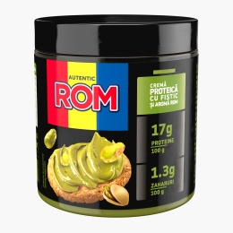 Cremă tartinabilă proteică, cu fistic și aromă de rom 230g