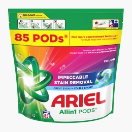 Detergent de rufe capsule All-in-One Pods Color, 85 spălări, 85 buc