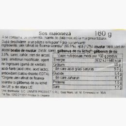 Sos maioneză 160g
