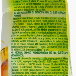 Băutură solubilă cu extract de ceai, cu gust de fructe și vitamine 300g