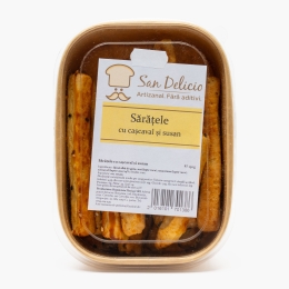 Sărățele cu cașcaval și susan 150g