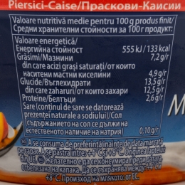 Iaurt mascarpone piersici caise 130g
