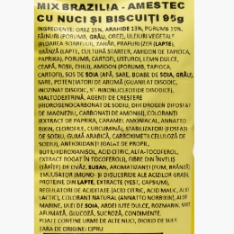 Mix de nuci și crackers Brazilian Mix 95g