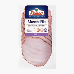 Mușchi file cu înveliș de mirodenii, feliat 100g