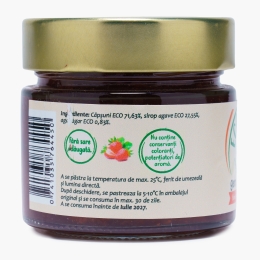 Gem de căpșuni, fără zahăr adăugat, ECO 220g