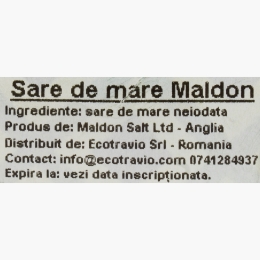 Râșniță fulgi de sare Maldon 55g