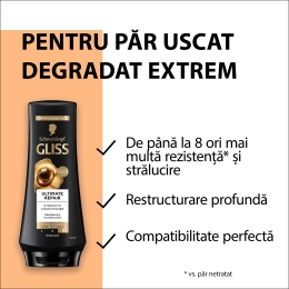 Balsam pentru păr uscat și extrem de degradat Ultimate Repair 200ml