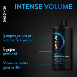 Șampon Intense Volume pentru păr lipsit de vitalitate și volum 440ml