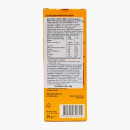 Dulciuri naturale fără zahăr din mango trase în ciocolată cu lapte belgiană 30g