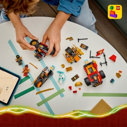 Vehiculele transformabile ale lui Kai și Cole, 71864 Ninjago, 394 piese, +7 ani