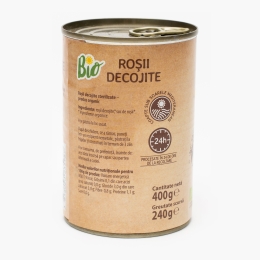 Roșii eco decojite 400g