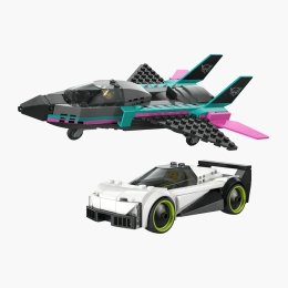 Avion cu reacție vs mașină, 60489 City, 259 piese, +6 ani
