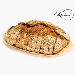 Pâine integrală cu maia și semințe de in 400g