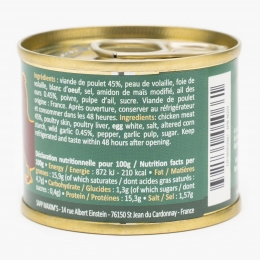 Terină de ficăței de pasăre 65g