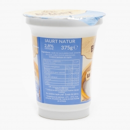 Iaurt natur 2.8% grăsime 375g