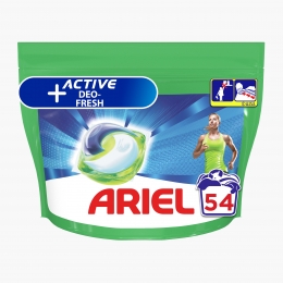 Detergent de rufe capsule All in One Pods +Active, 54 spălări
