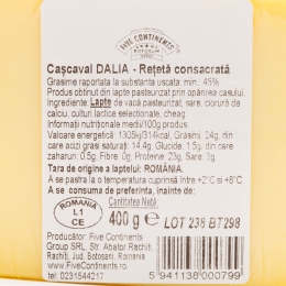 Cașcaval Dalia 45% grăsime 400g