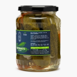 Castraveți în oțet 650g