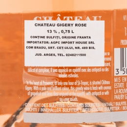Vin rose sec, 13%, 750ml