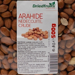 Arahide în coajă crude 500g