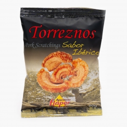 Snacks din șorici de porc cu aromă iberico 60g 