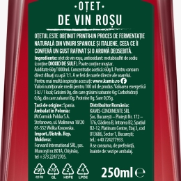 Oțet de vin roșu 0.25l