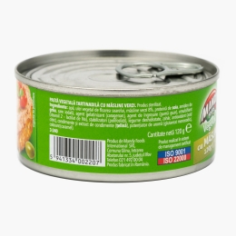 Pastă vegetală tartinabilă cu măsline verzi 120g