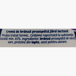 Cremă de brânză proaspătă fără lactoză 150g