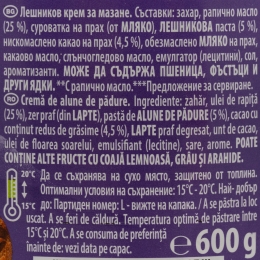 Cremă de alune de pădure 600g