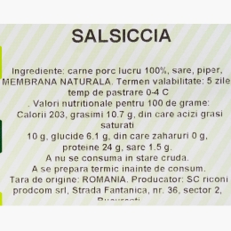 Salsiccia 500g
