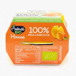 Mousse de mere și caise eco (2x100g) 200g