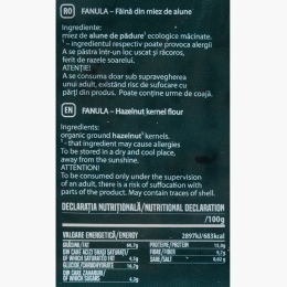Făină eco din miez de alune 100g