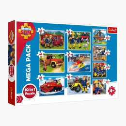 Puzzle-Echipa pompierului Sam 4+ ani