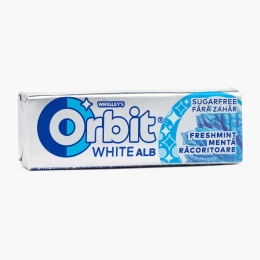 Gumă de mestecat White Fresh Mint, fără zahăr 14g
