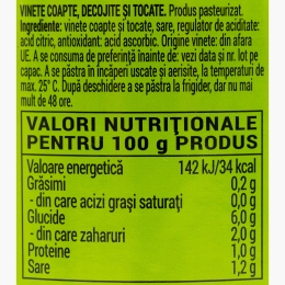 Vinete coapte 650g