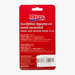 Curățător legume cu lamă ceramică 13x7.6cm
