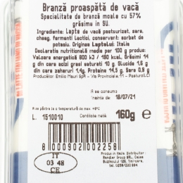 Brânză proaspătă de vacă 160g